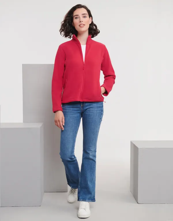 Ladies’ Full Zip Outdour Fleece porté — vue 2
