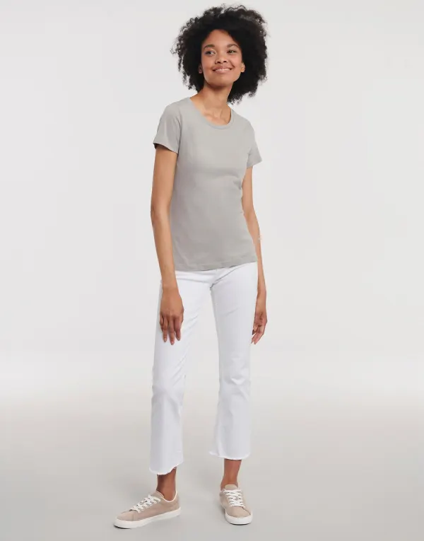 Ladies´ Pure Organic Tee porté — vue 4