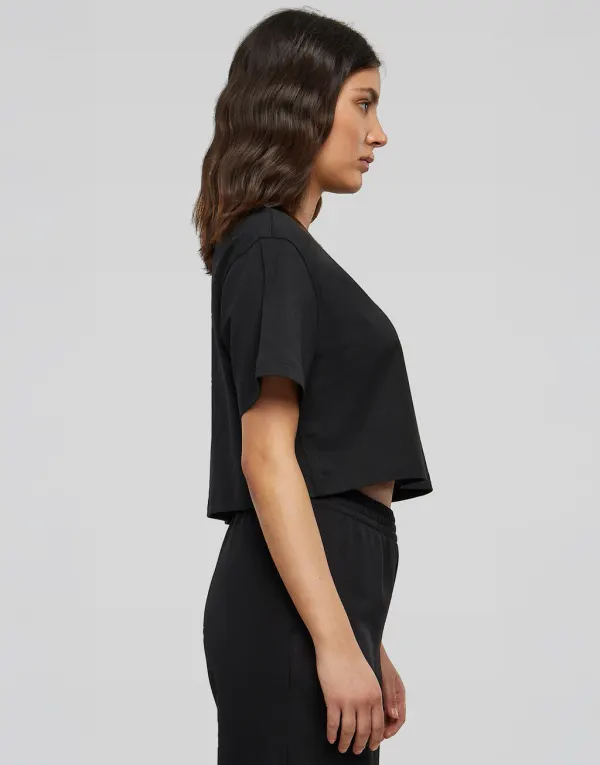 Ladies Short Oversized Tee porté — vue 2