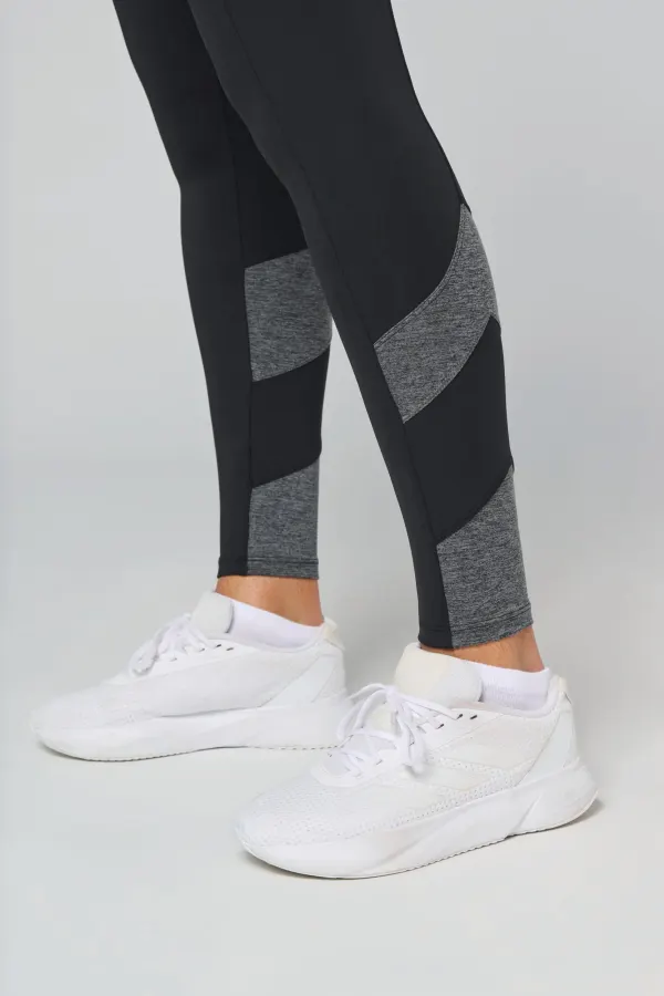 Legging de padel bicolore femme porté — vue 4
