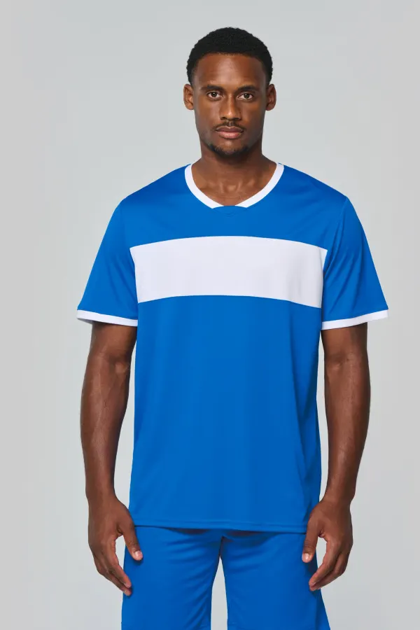 Maillot multisport manches courtes unisexe porté — vue 1