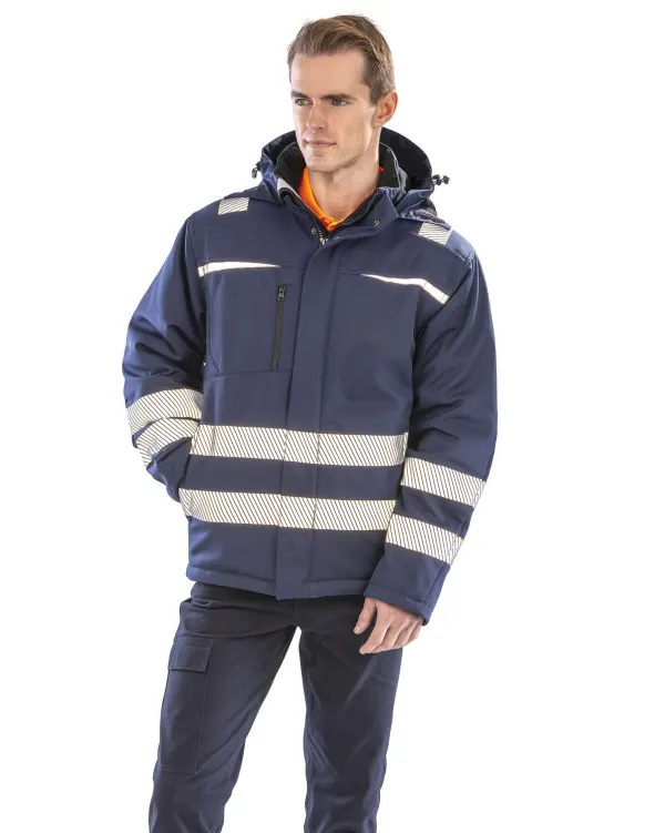 Manteau softshell dynamique porté — vue 2