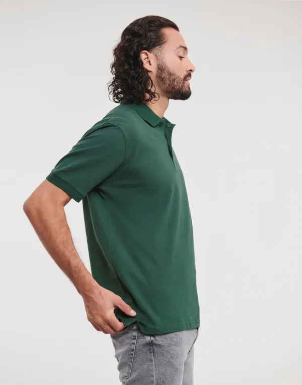 Men's Classic Cotton Polo porté — vue 1