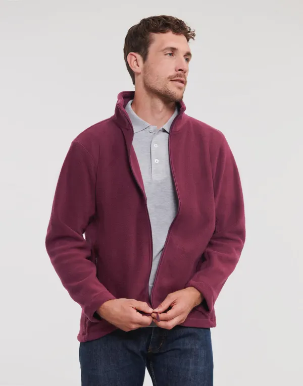 Men's Full Zip Outdoor Fleece porté — vue 3