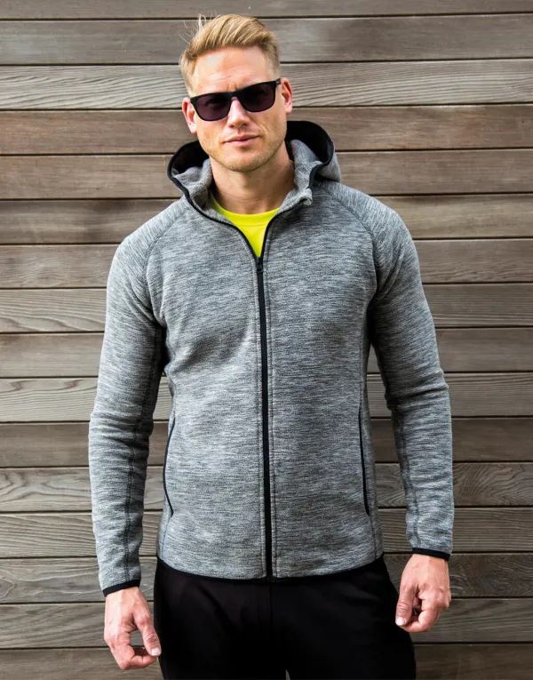Men's Microfleece Hoodi porté — vue 3