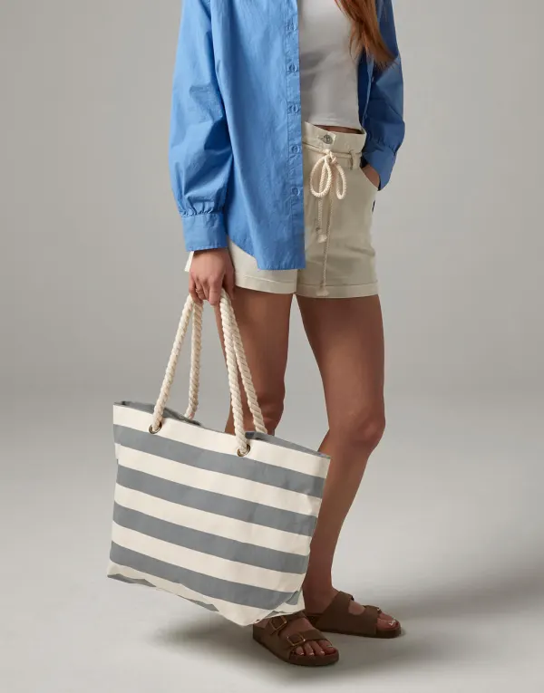Nautical Beach Bag porté — vue 2