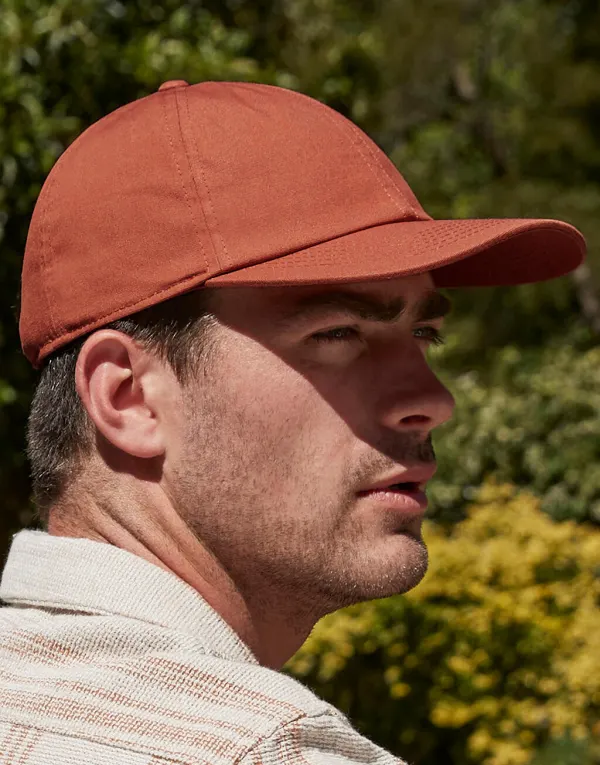 Organic Cotton 6 Panel Cap porté — vue 1