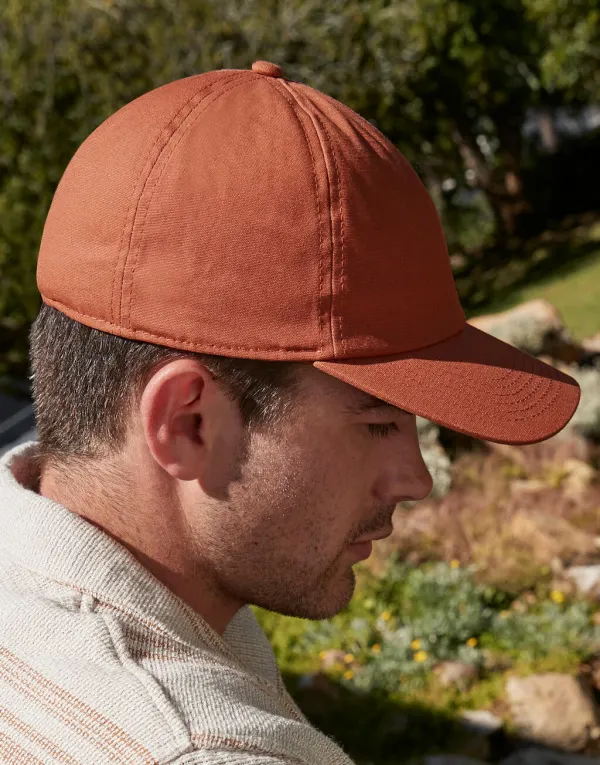 Organic Cotton 6 Panel Cap porté — vue 2