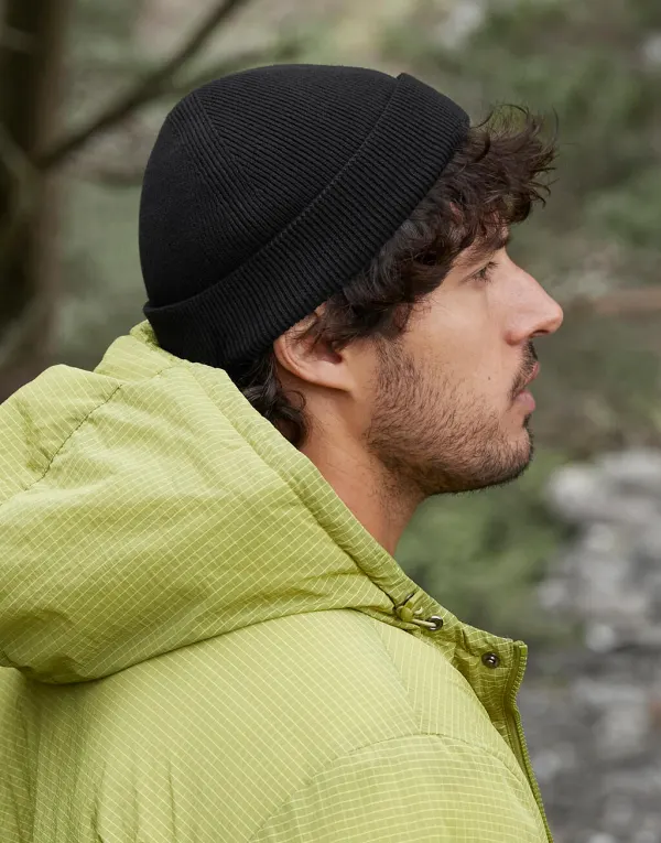 Organic Cotton Fisherman Beanie porté — vue 2