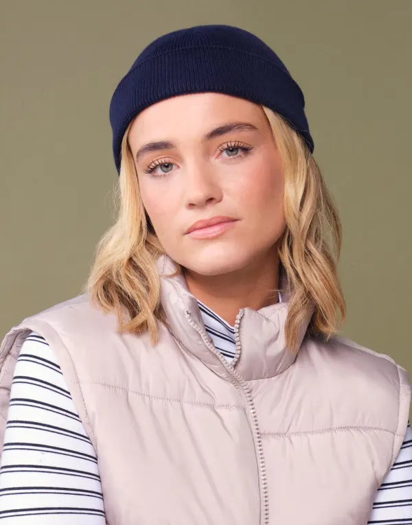Organic Cotton Fisherman Beanie porté — vue 3