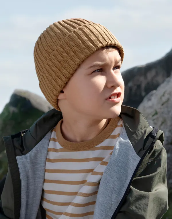 Organic Cotton Kids Beanie porté — vue 2