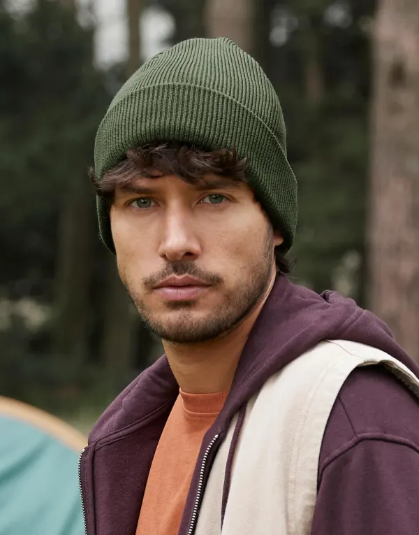 Organic Cotton Original Cuffed Beanie porté — vue 4