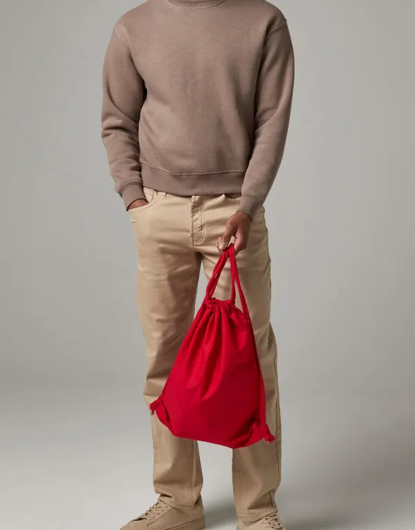Organic Premium Cotton Gymsac porté — vue 1