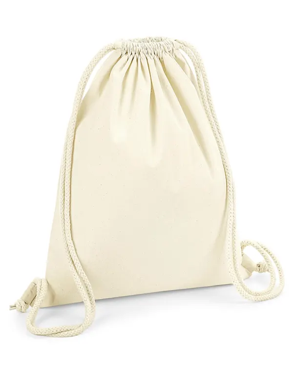 Organic Premium Cotton Gymsac porté — vue 4