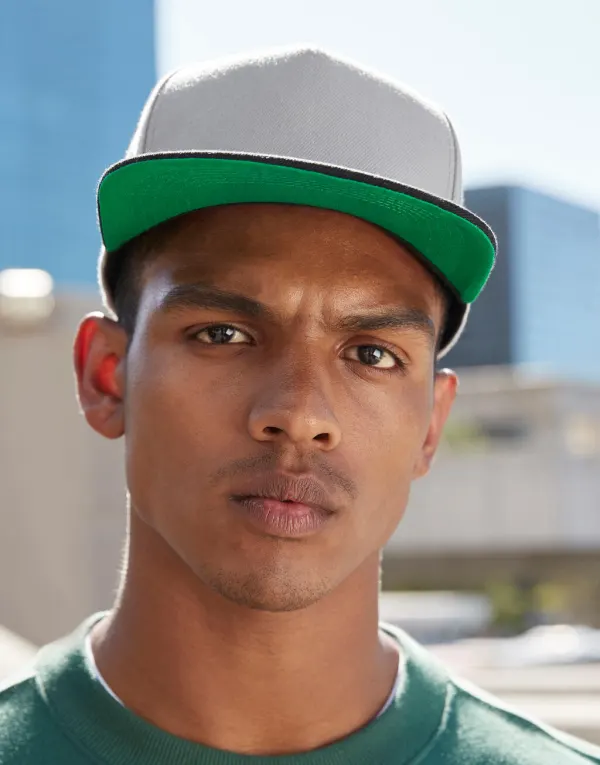 Original Flat Peak Snapback porté — vue 1