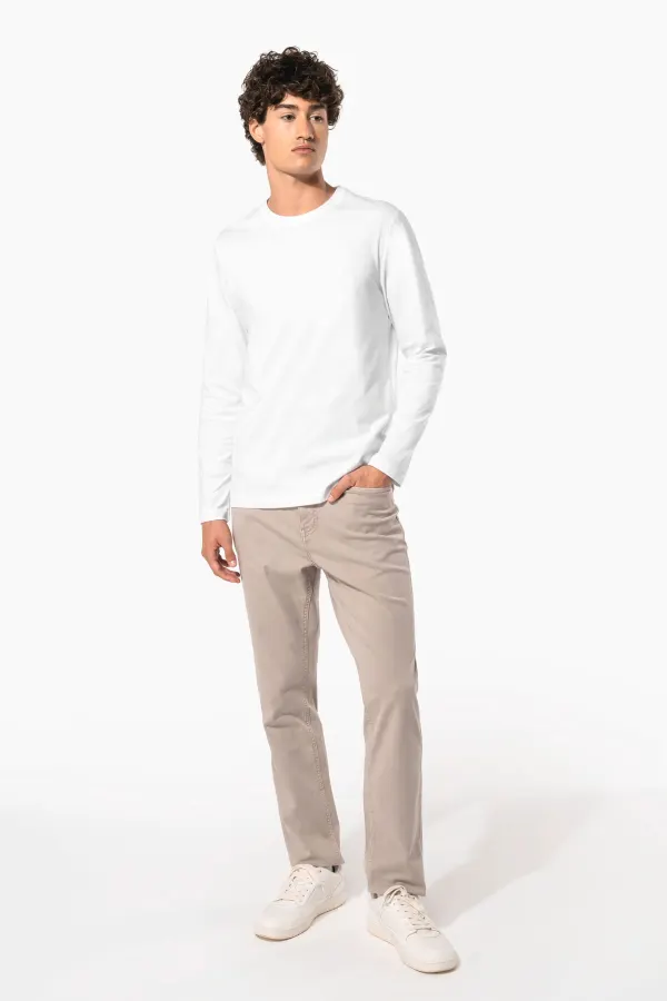 Pantalon 5 poches homme porté — vue 2