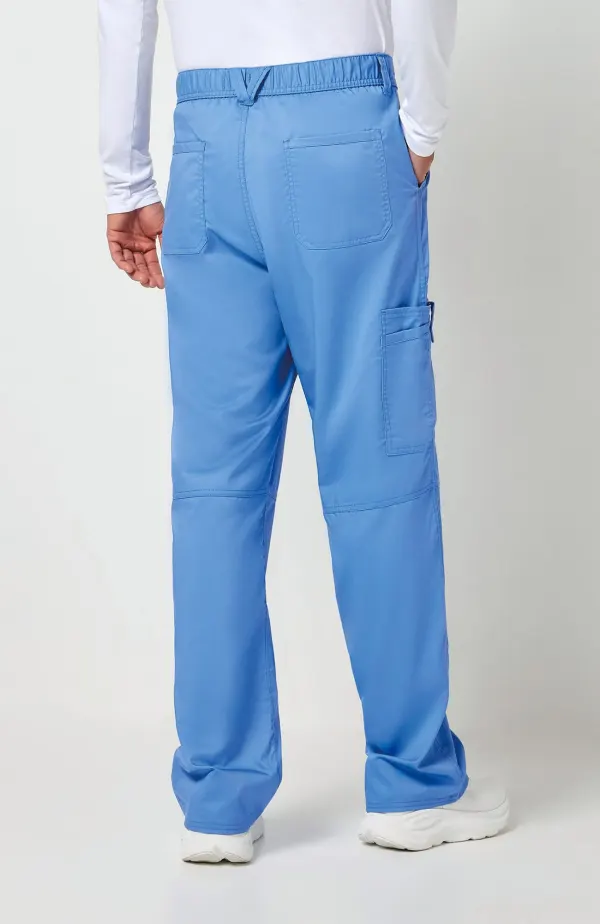 Pantalon cargo à braguette homme porté — vue 3