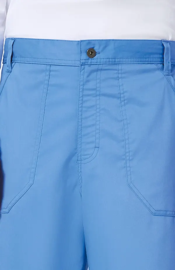 Pantalon cargo à braguette homme porté — vue 4