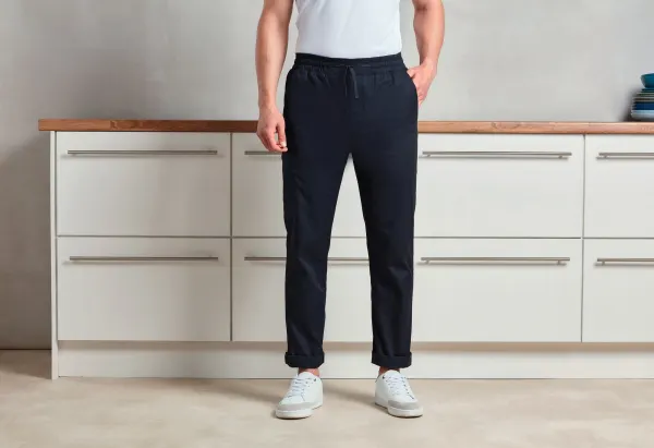 Pantalon cargo recyclé Chef porté — vue 1