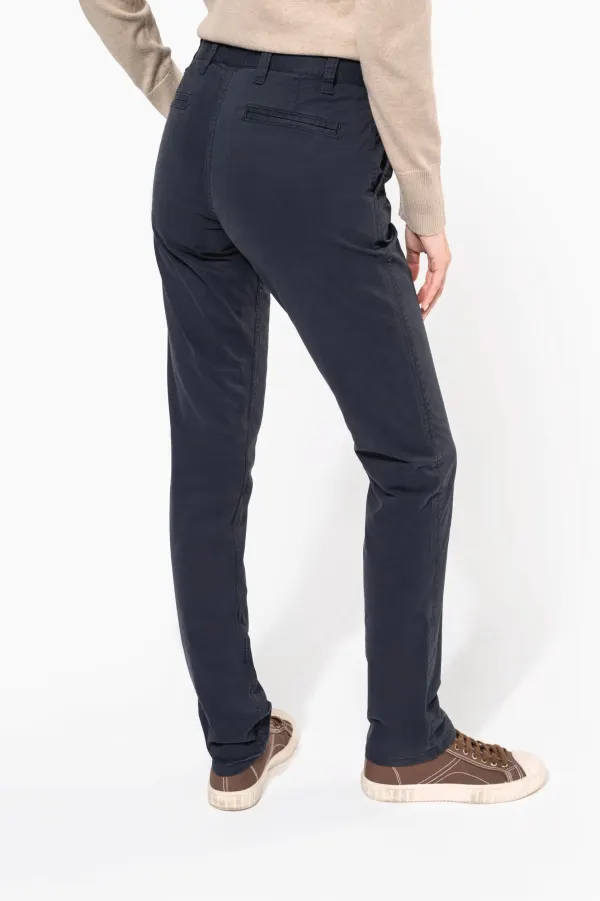 Pantalon chino femme porté — vue 1