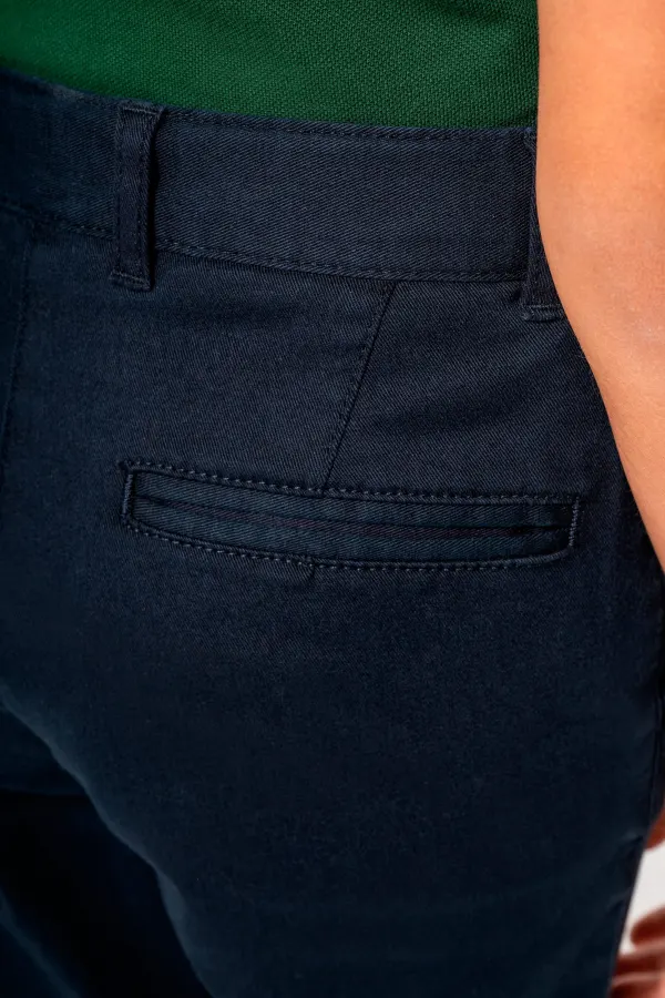 Pantalon chino fille porté — vue 4