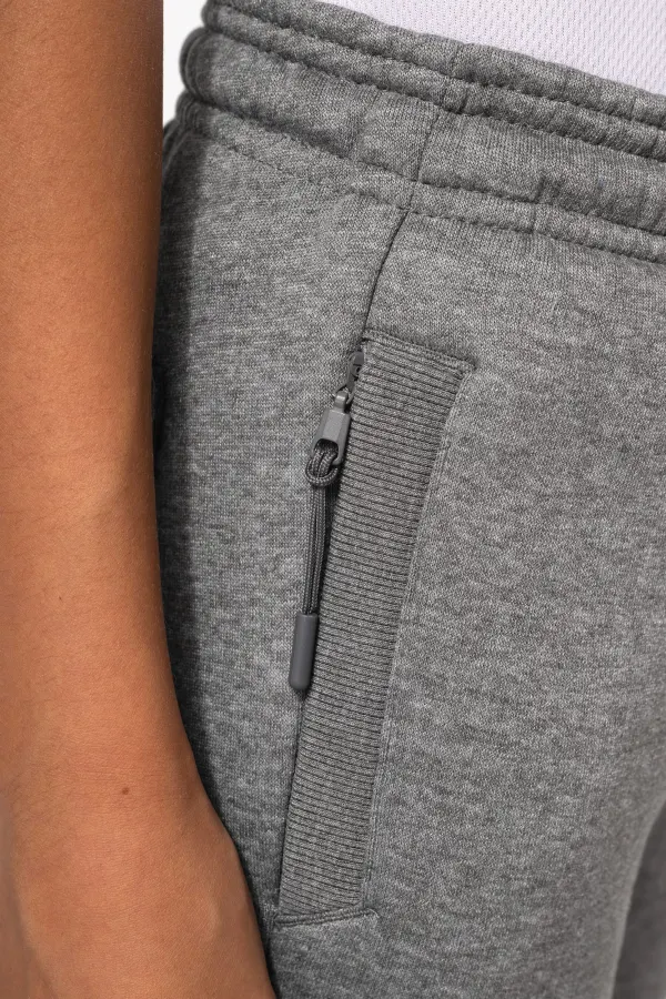 Pantalon de jogging à poches multisports enfant porté — vue 4