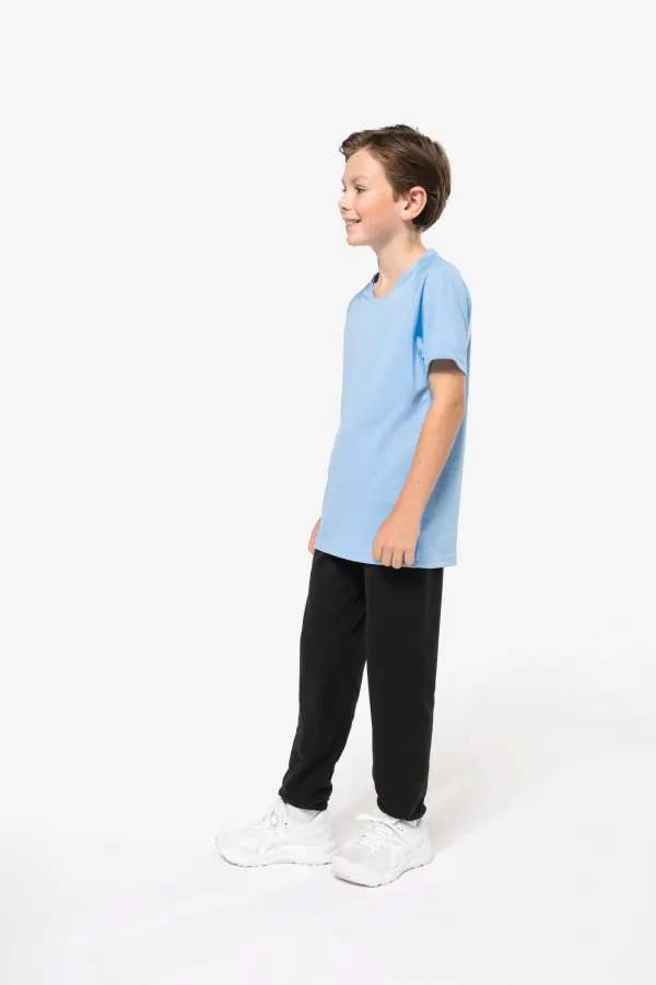Pantalon de jogging en coton léger enfant porté — vue 2