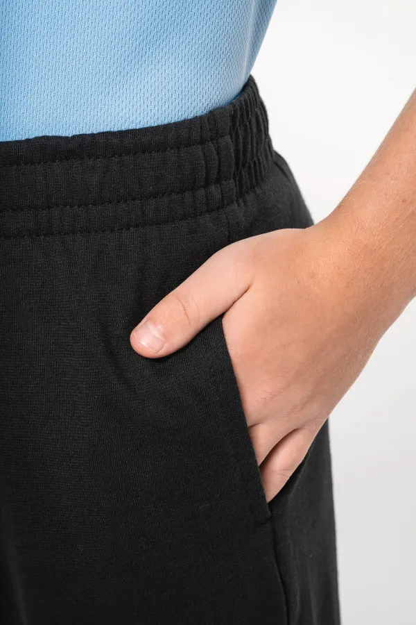 Pantalon de jogging en coton léger enfant porté — vue 4