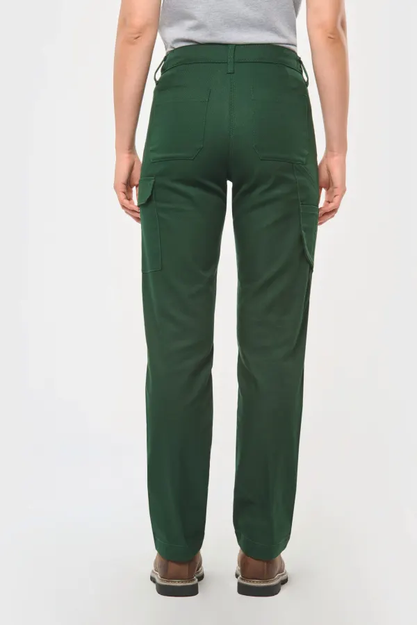 Pantalon de travail multipoches femme porté — vue 1