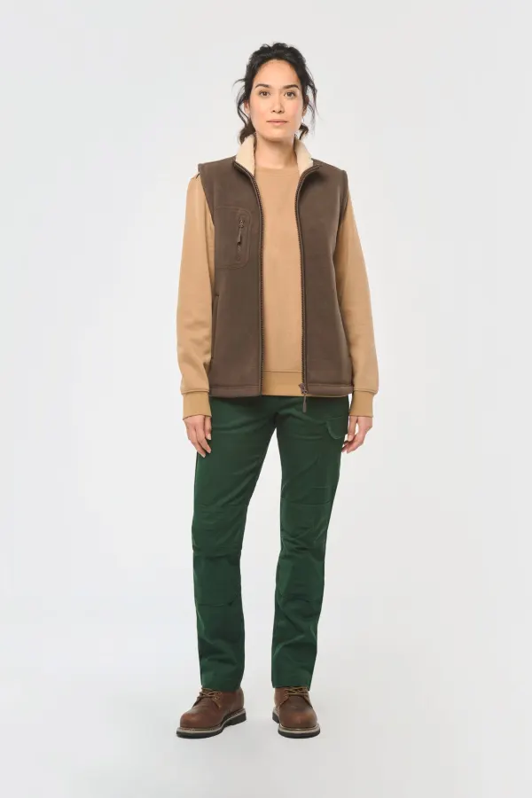 Pantalon de travail multipoches femme porté — vue 4