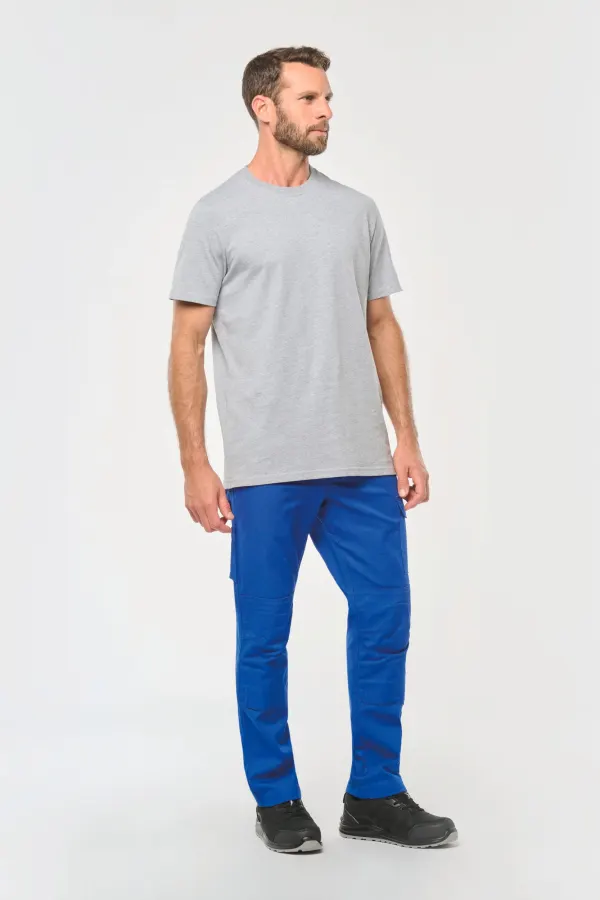 Pantalon de travail multipoches homme (WK740) porté — vue 3