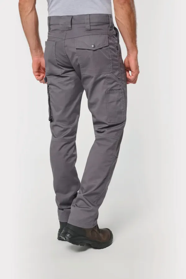 Pantalon de travail multipoches homme (WK795) porté — vue 1