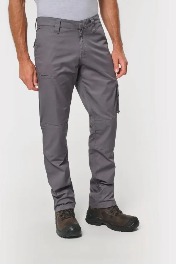 Pantalon de travail multipoches homme (WK795) porté — vue 2
