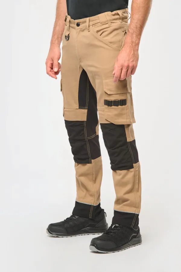 Pantalon de travail performance recyclé homme porté — vue 1