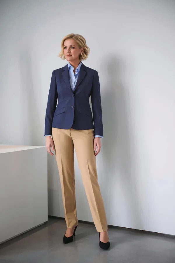 Pantalon femme Eleanor coupe slim porté — vue 1