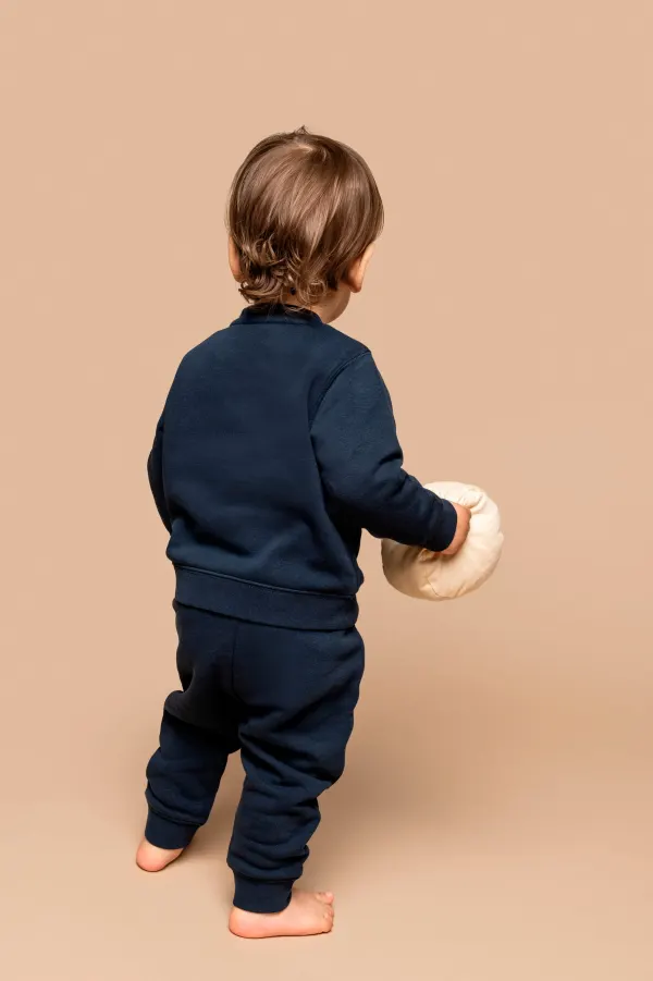 Pantalon molleton écoresponsable bébé porté — vue 1