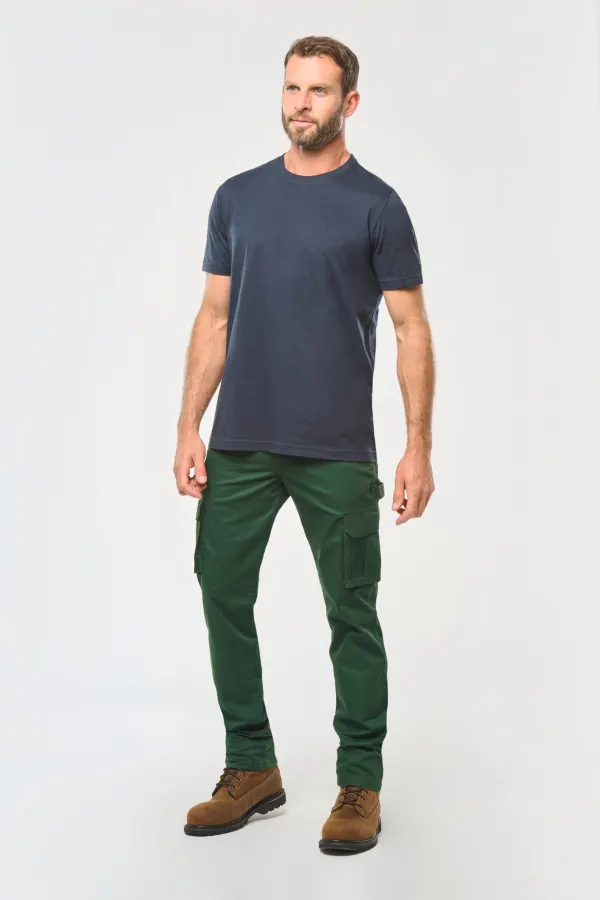Pantalon multipoches écoresponsable homme porté — vue 2
