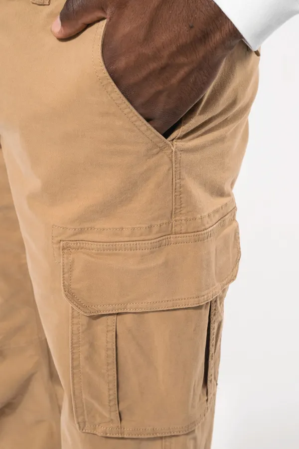 Pantalon multipoches homme porté — vue 3
