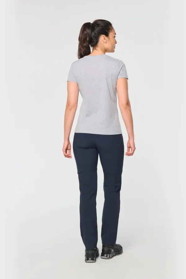 Pantalon recyclé stretch femme porté — vue 4