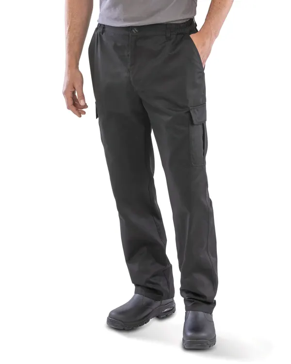 Pantalon utilitaire work-guard recyclé porté — vue 1