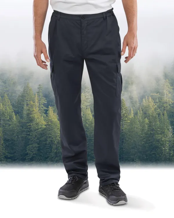 Pantalon utilitaire work-guard recyclé porté — vue 2