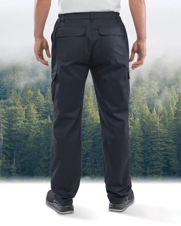 Pantalon utilitaire work-guard recyclé porté — vue 3