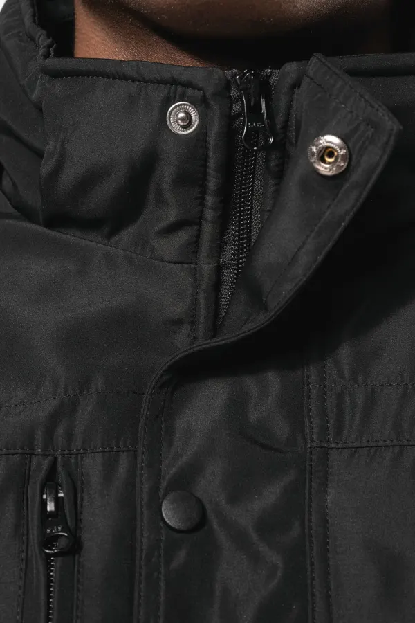 Parka avec capuche amovible homme porté — vue 3