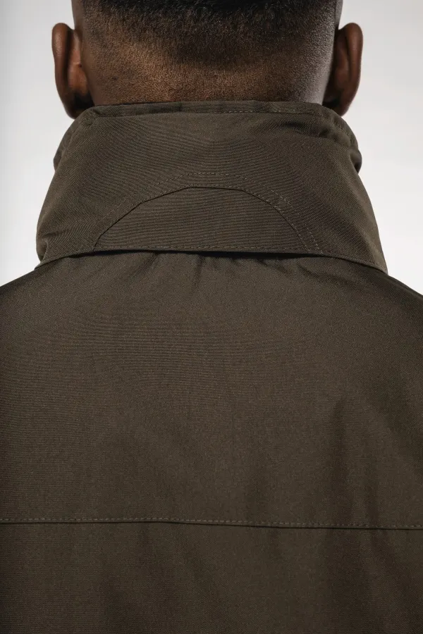 Parka doublure matelassée porté — vue 4