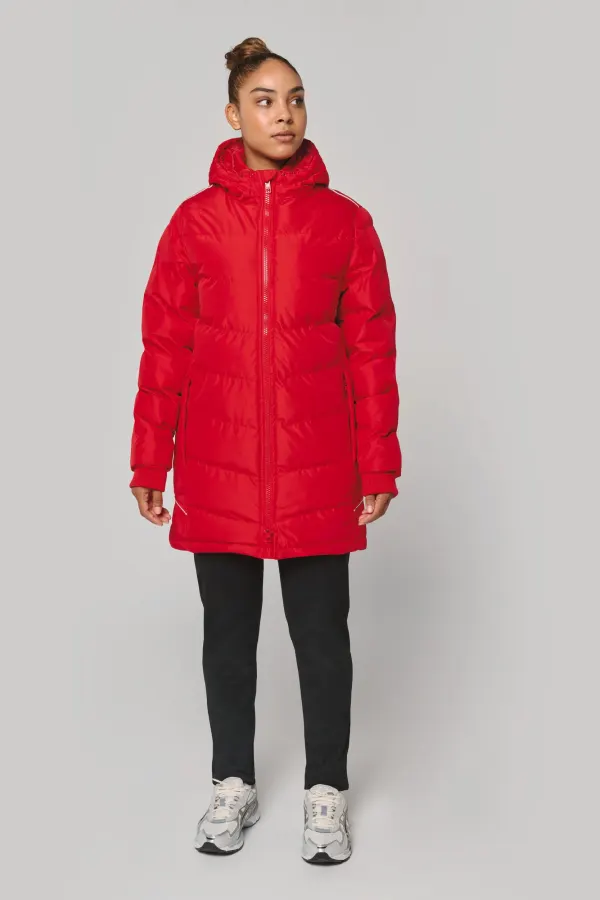 Parka team sports unisexe porté — vue 3