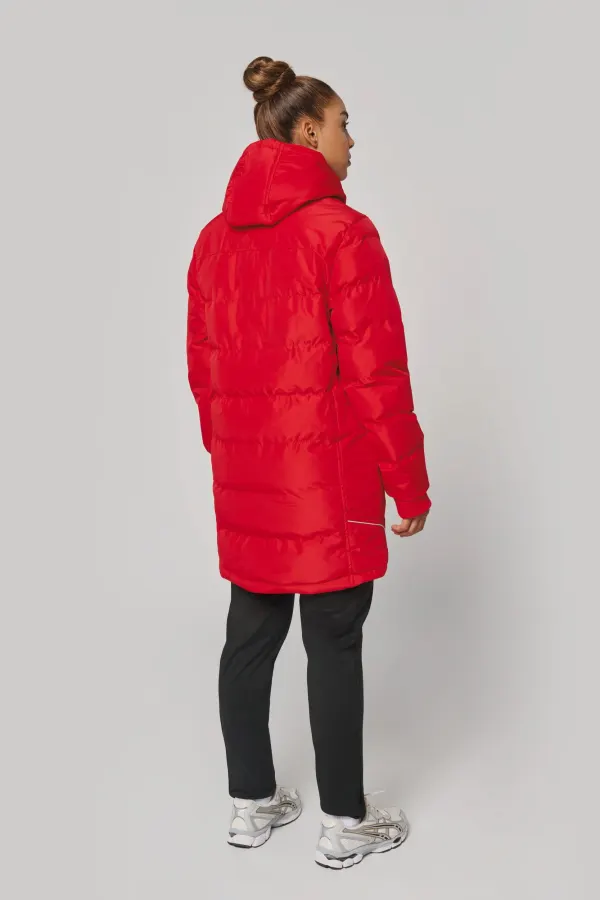 Parka team sports unisexe porté — vue 4