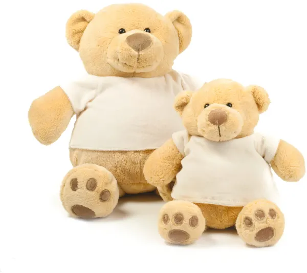 Peluche Ours Honey porté — vue 3