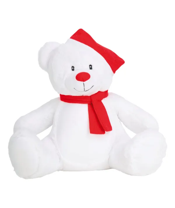 Peluche zippée ours de Noël porté — vue 1