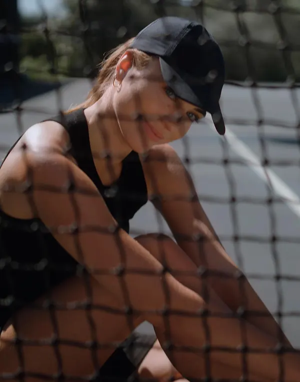 Performance Ponytail Cap porté — vue 3