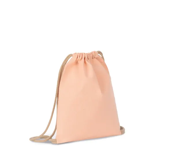 Petit sac à dos recyclé à cordon coulissant - Taille enfant porté — vue 3